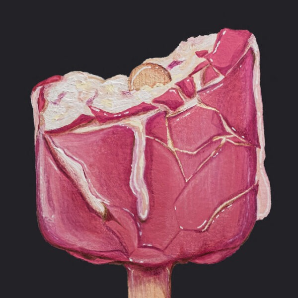 Nem meio cheio, nem meio vazio: um copo partido